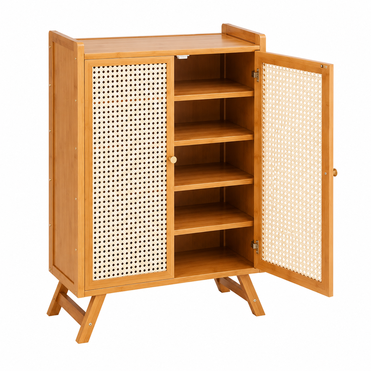 Bamboo Shoe Rack