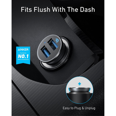 ANKER 24W Dual-Port Car Charger