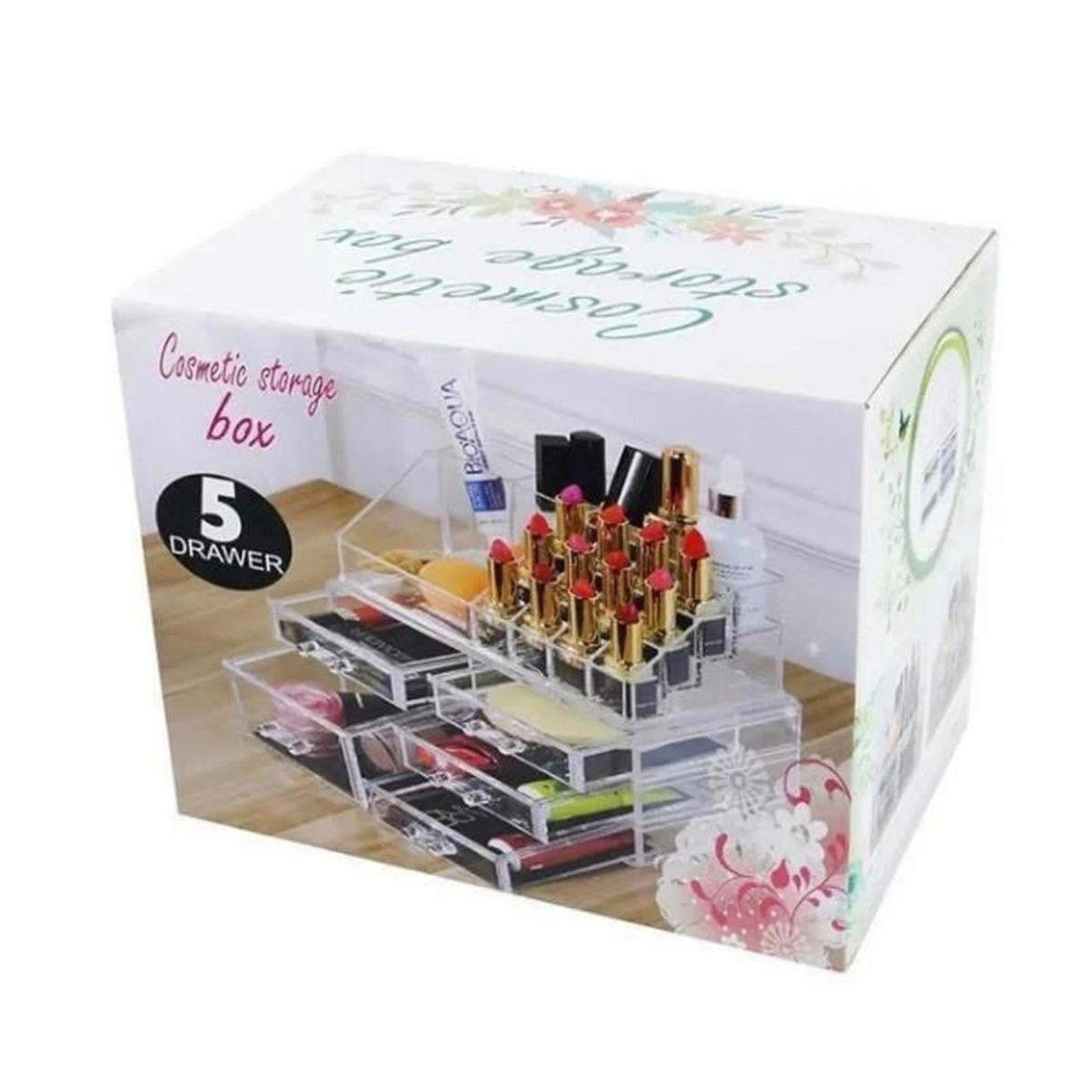 Cosmetic Storage Box 5 Drawers