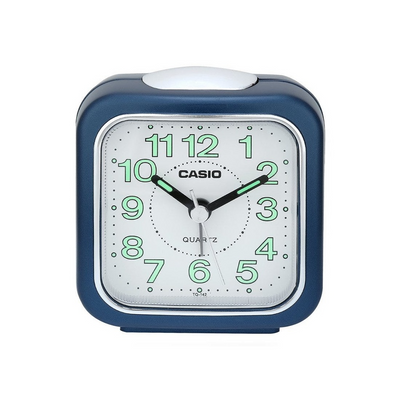 Casio Table Alarm Clock With Light Blue Tq142-2Df