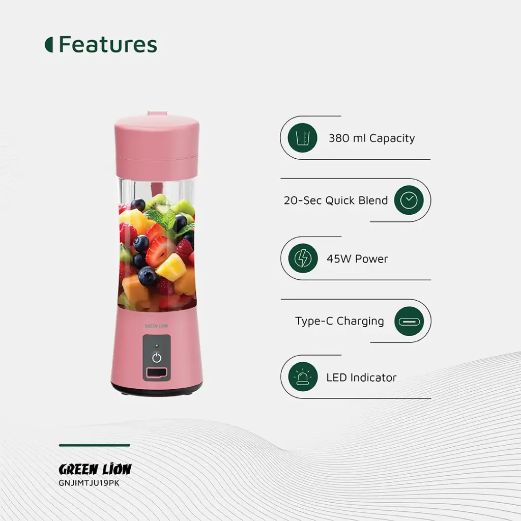 Green Lion Juice Mate Portable Juicer 380ml