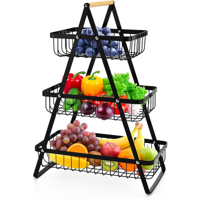Metal Fruit Basket 3 Tier