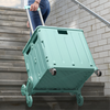 Foldable Shopping Cart Hold Up To 35Kg, Lightweight
