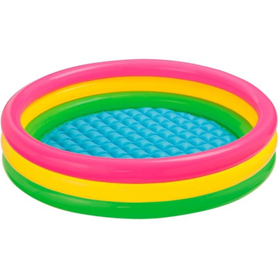 Intex Sunset Glow Three Ring Pool 114Cm X 25Cm
