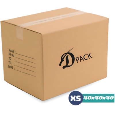 Cargo Cartoon Packing Carton Brown XS