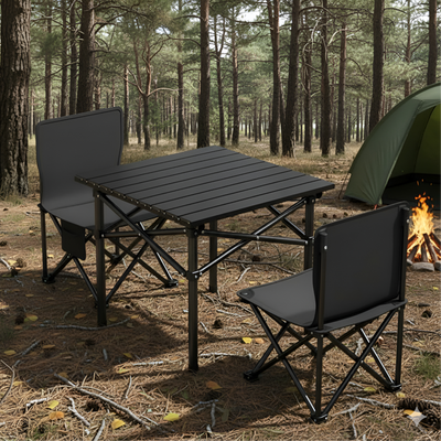 Foldable Camping Table With 2 Chair Set LB-20827