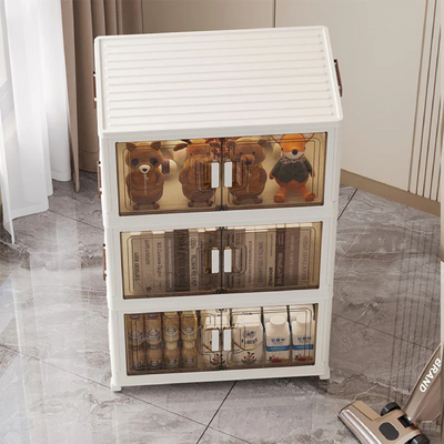 Foldable Storage Cabinet 3 Layer