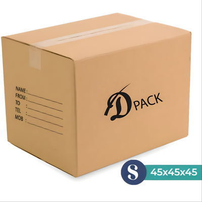Cargo Cartoon Packing Carton Brown Small