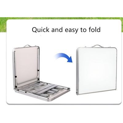 Foldable Outdoor Picnic Table with Umbrella hole