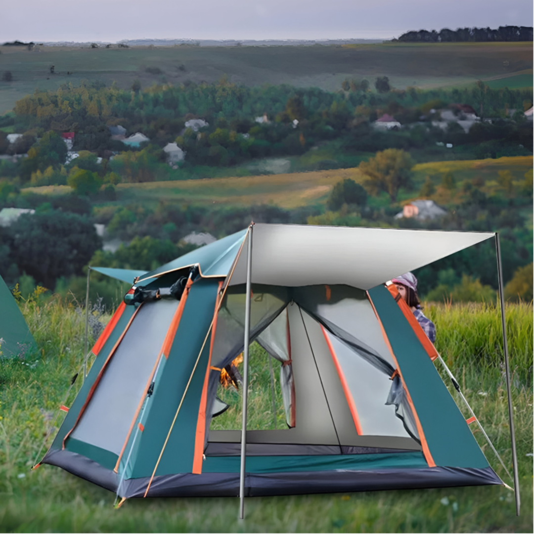 Four-Door Automatic Camping Tent 210*210*140Cm