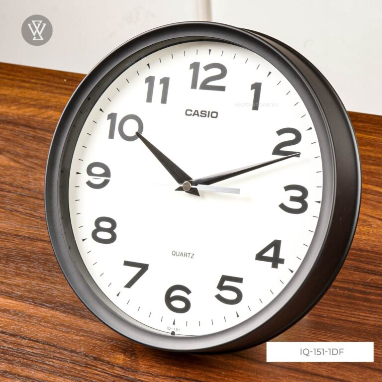 Casio Wall Analog Clock Round IQ151-1DF