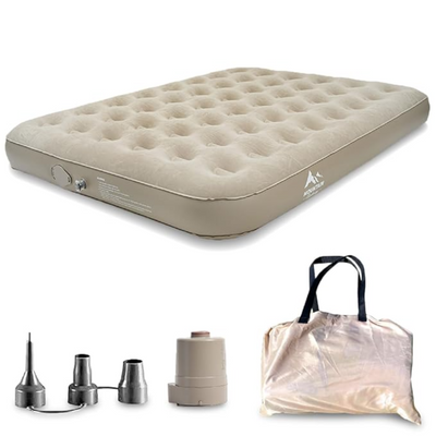 Inflatable Double Size Bed Automatic Pump 190X135X25Cm