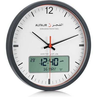 Al-Fajr Azan Clock Ca-23-White