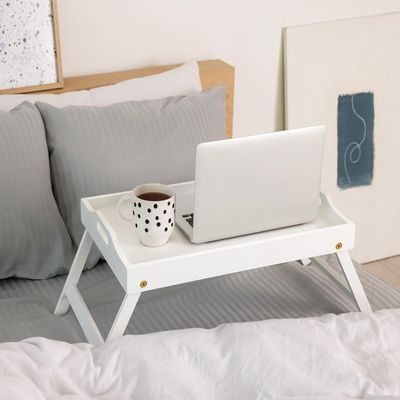 Foldable Bamboo Tray with Bed Table