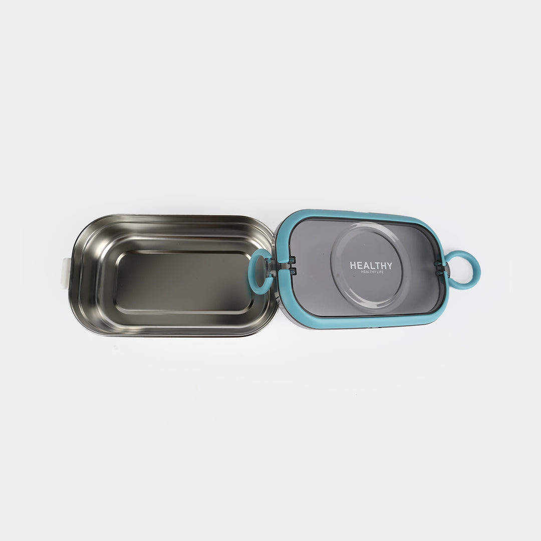 Lunch Box 800Ml White & Blue Lb-66