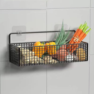 Wall Hanging Metal Storage Rack 1pcs