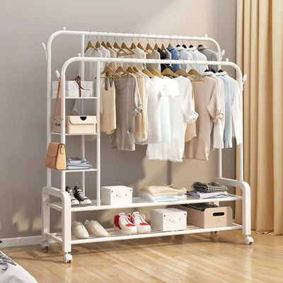 Clothes Hanger Double With Shelves 58 Kg