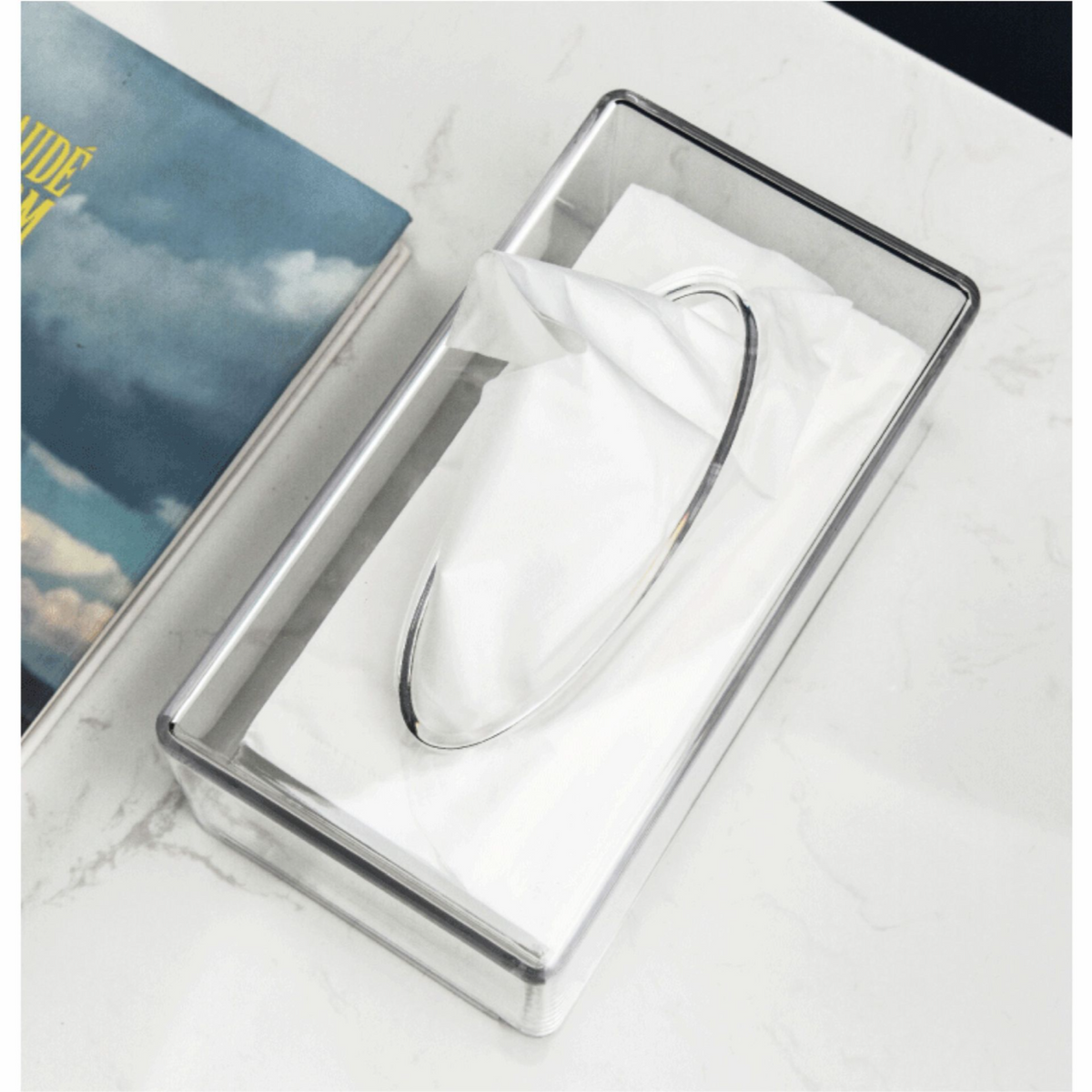 علبة مناديل أكريليك من جيهام