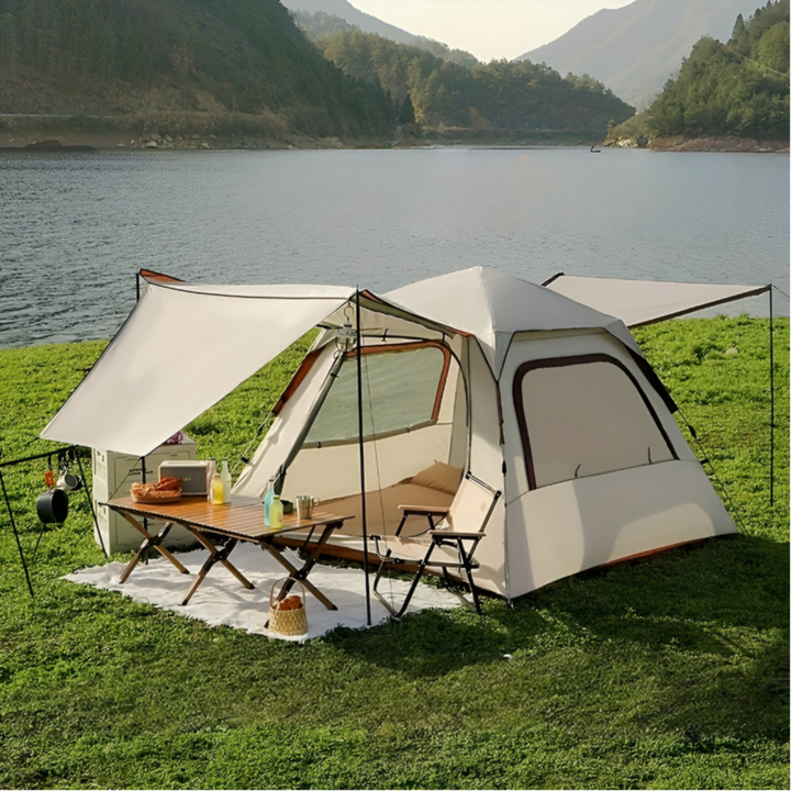 2 In 1 Sunroof Automatic Camping Tent 210x260x160Cm