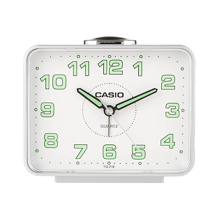 Casio Analog Table Clock Tq-218-8Df Grey