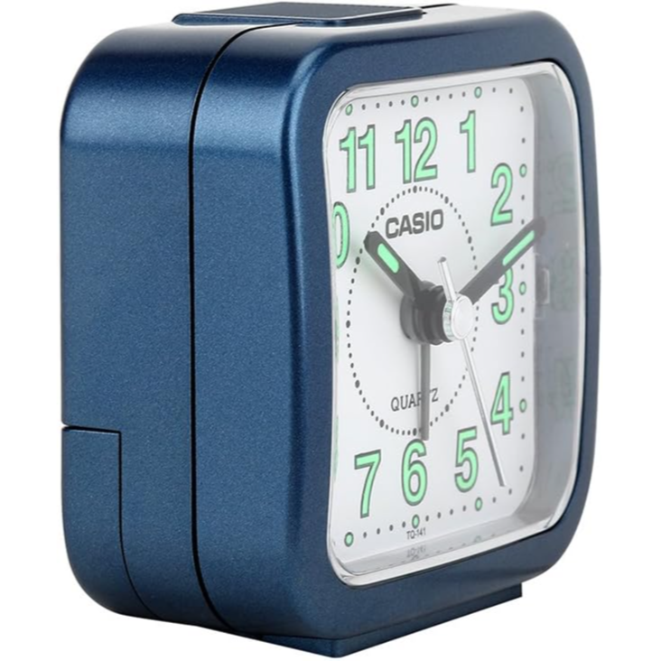 Casio Analog Table Clock Blue- Tq-141-2Df