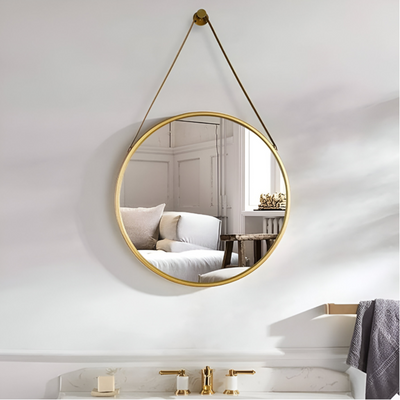 Wall Hanging Mirror Round Shape