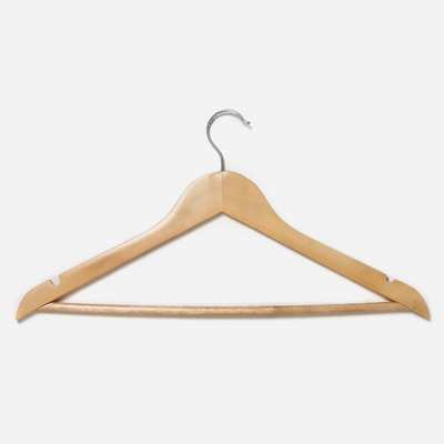 Wooden Cloth Hangers 3 Pcs Set