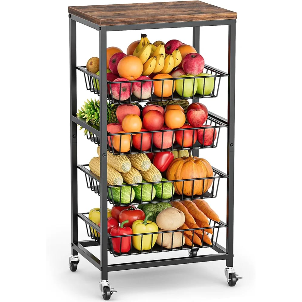 5 Tier Kitchen Storage Trolley