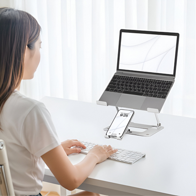 Tablet/Phone Desktop Rotary Adjustment Bracket