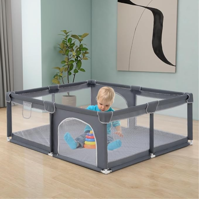Kids Play Pen With Balls 120X120Cm