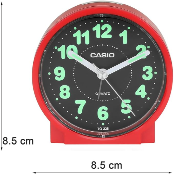 Casio Analog Beep Alarm Table Clock Tq-228-4Df