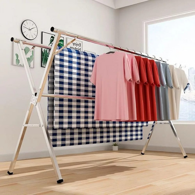 Stainless Steel X-Shaped Foldable Cloth Dryer