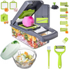 Vegetable Chopper Slicer 16in1 with Spice Chopper Set