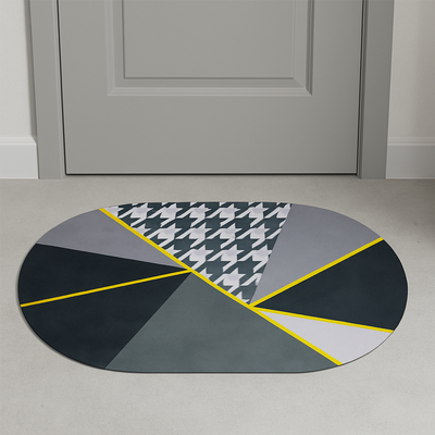 Door Mat Oval Shape