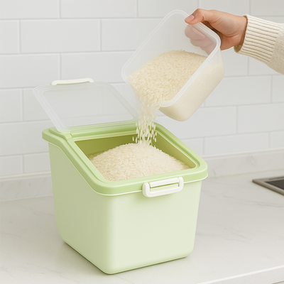 Plastic Rice Storage Container
