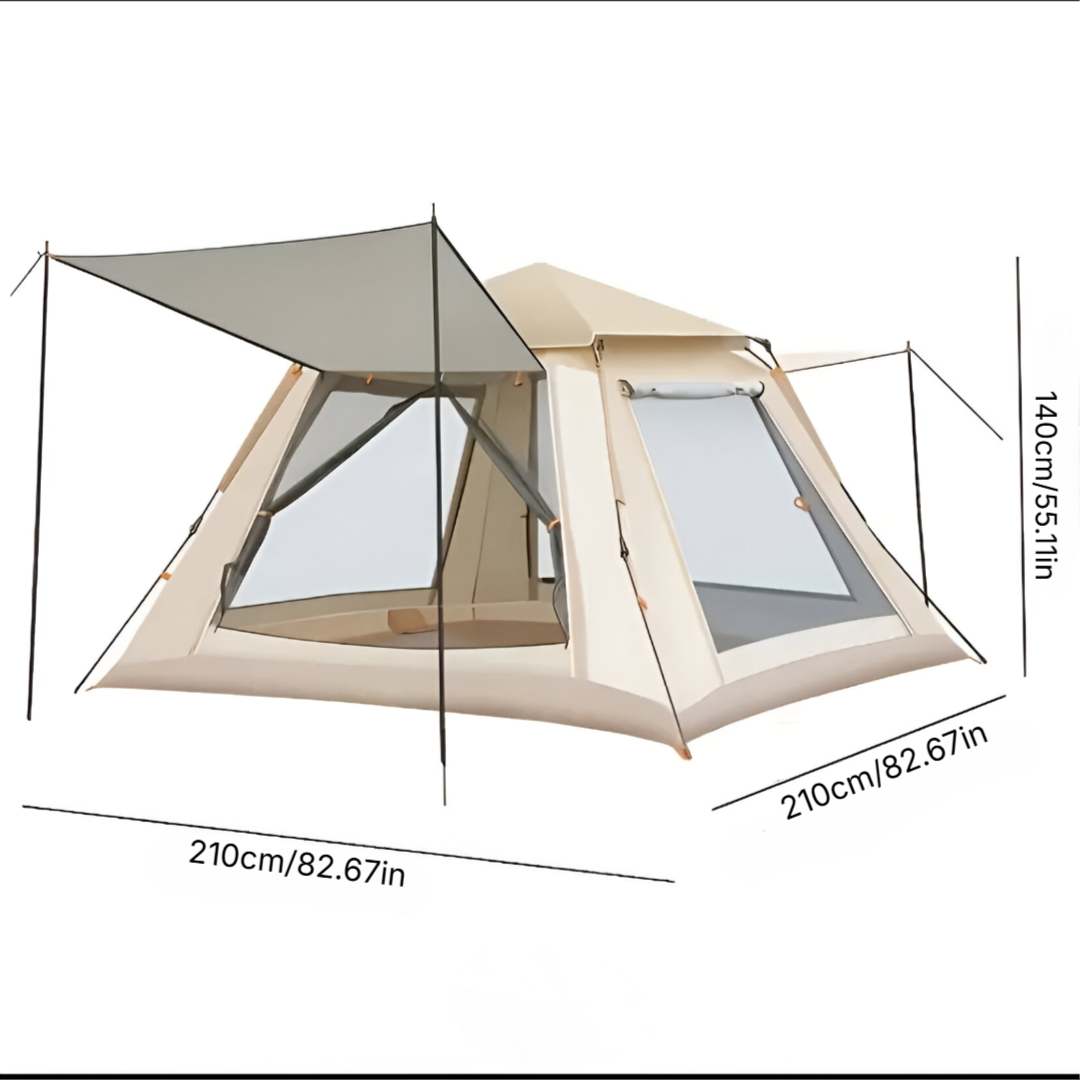 2In1 Sunroof Camping Tent 210*210*140Cm