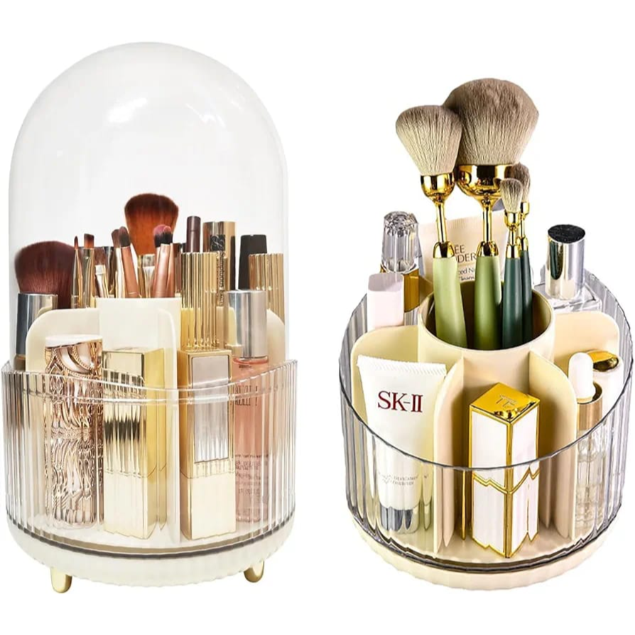 Makeup Brush Holder Oragnizer With Lid