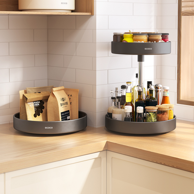 Kitchen Rotating Spice Storage Rack Ecoco