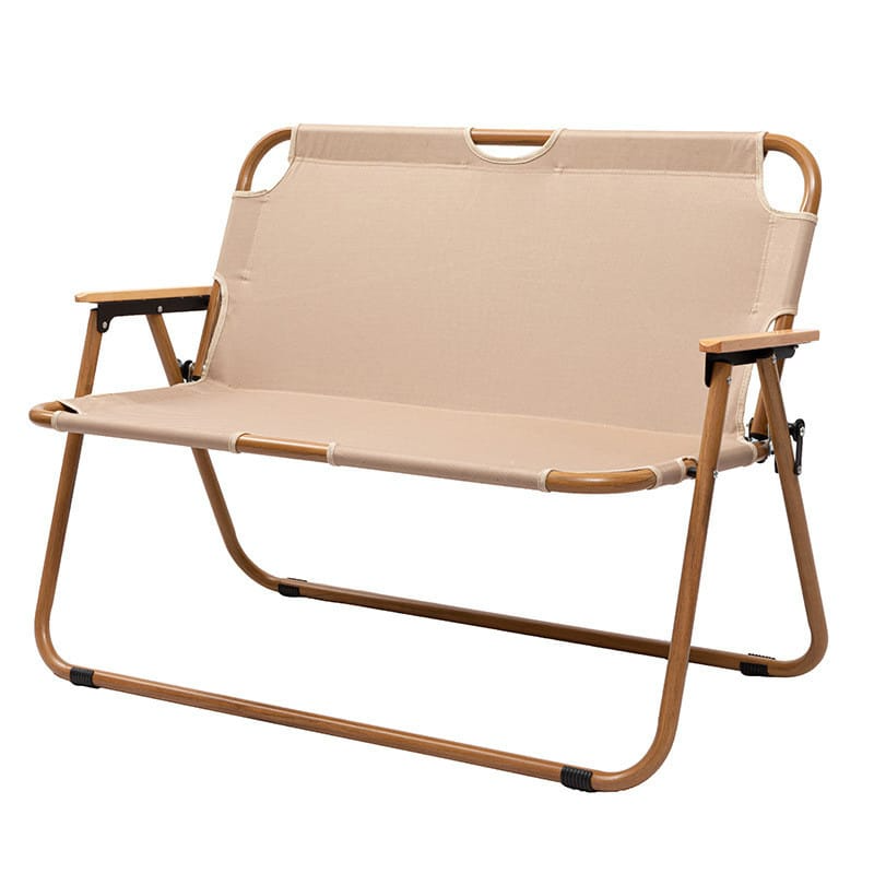 Portable Folding Outdoor Backrest Chair Double