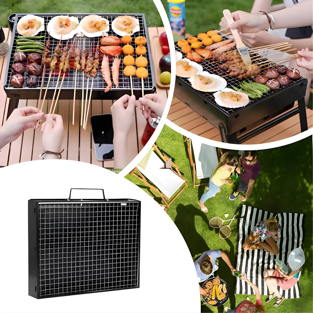 Portable Folding Stainless Steel Bbq Grill (Ca-04B)