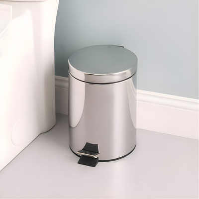 Stainless Steel Trash Bin Basket 8 Liter