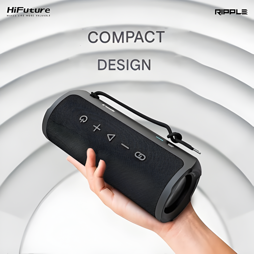 HiFuture Ripple IPX7 Portable Wireless Speaker Blue