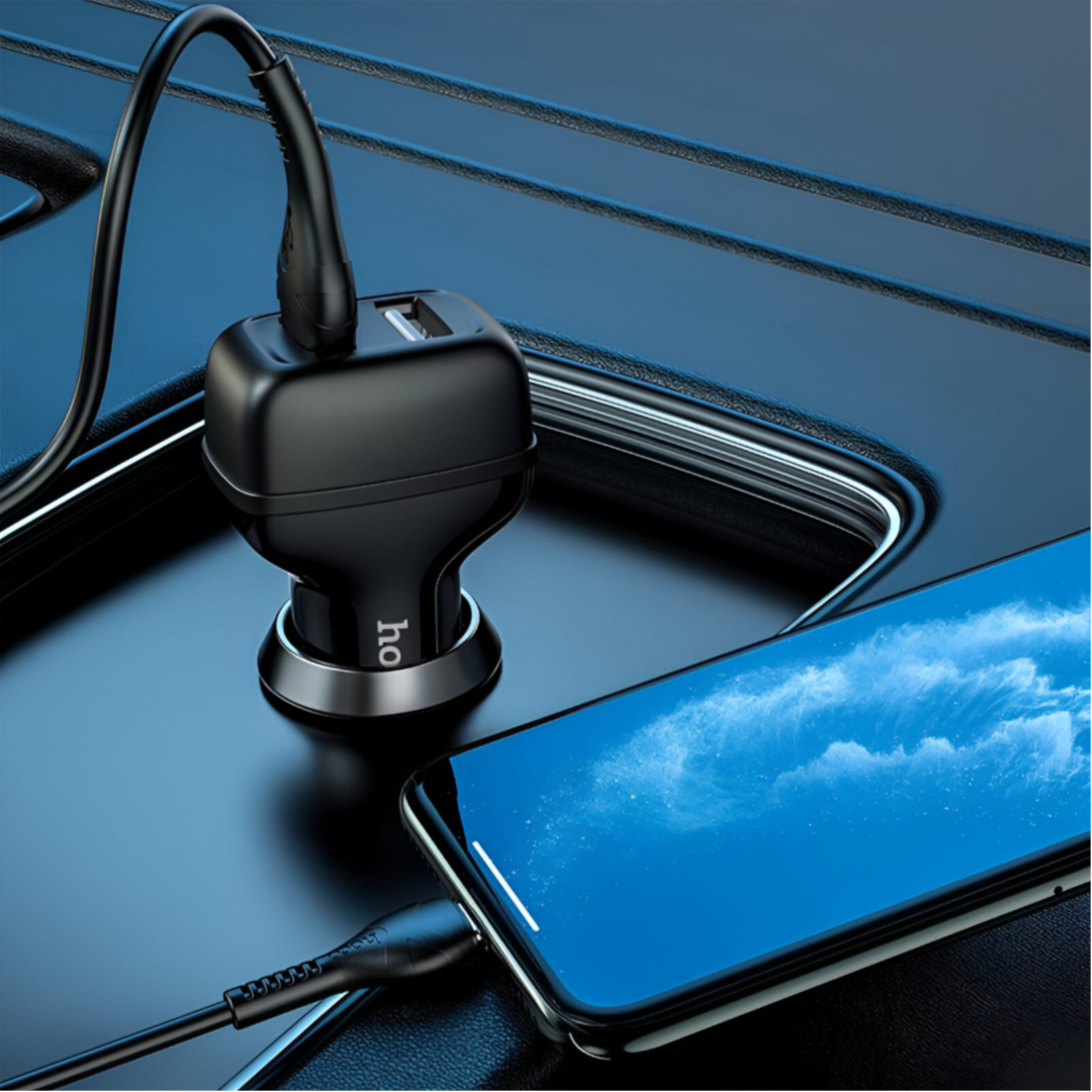 Car Charger Hoco Lightning Z36 Dual Port
