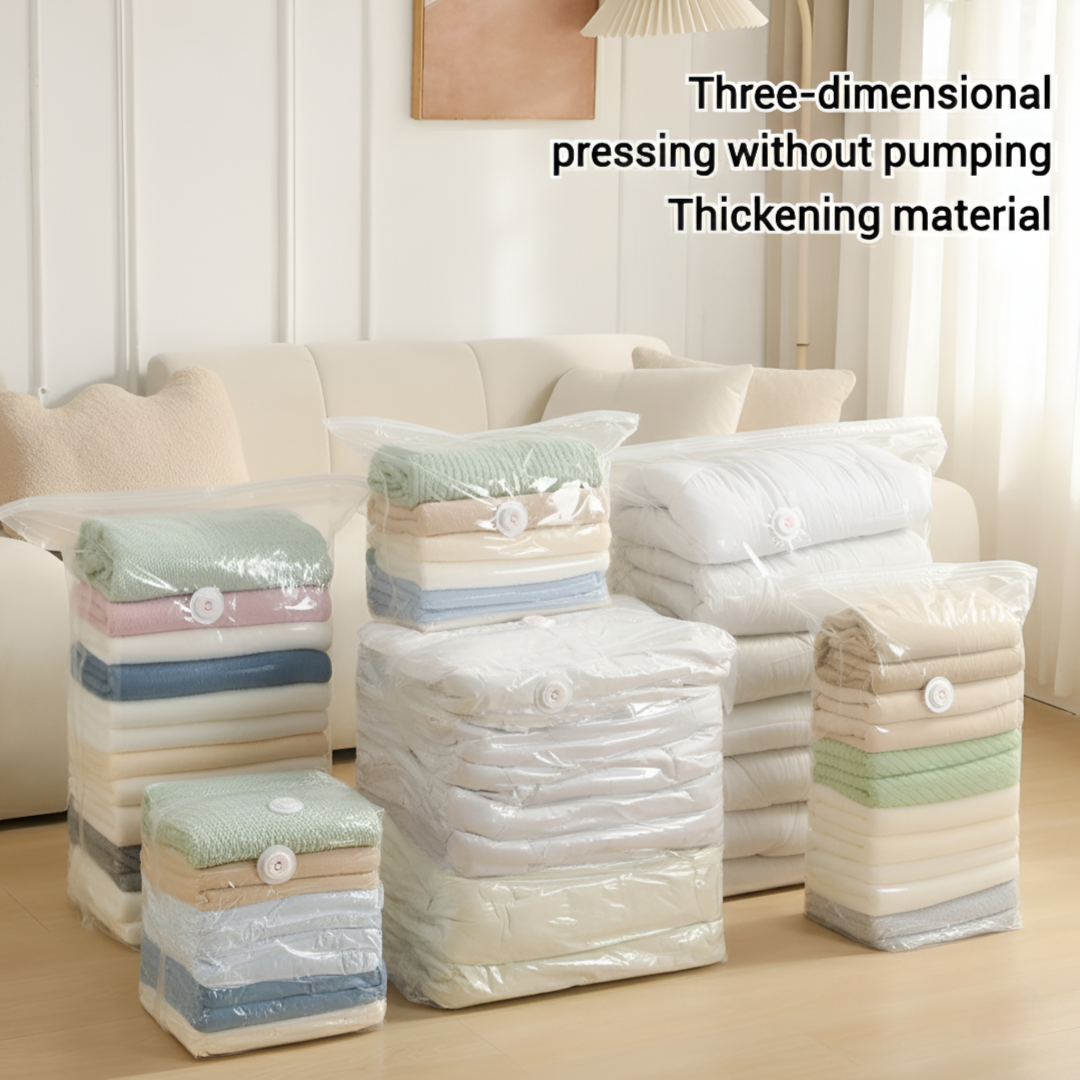 Vacuum Compression Bags non-pumping 5 Pcs