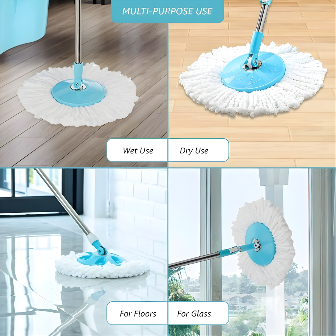 ممسحة دوارة Xpo Comfort مع عجلات دلو