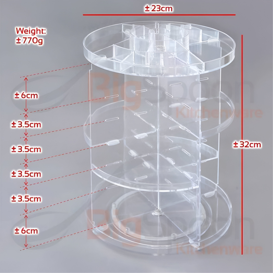 Cosmetic Storage Box Rotative