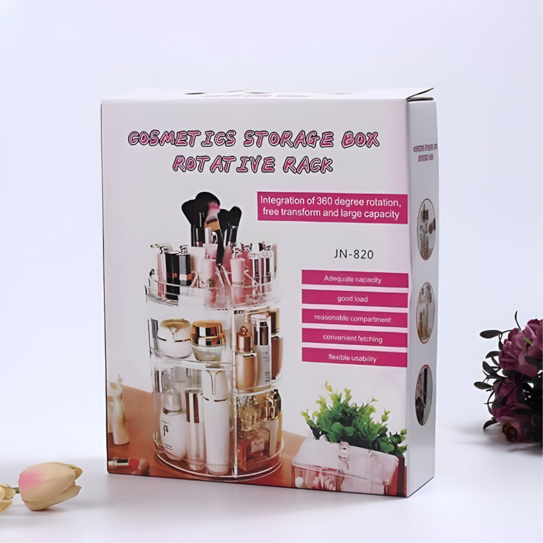 Cosmetic Storage Box Rotative