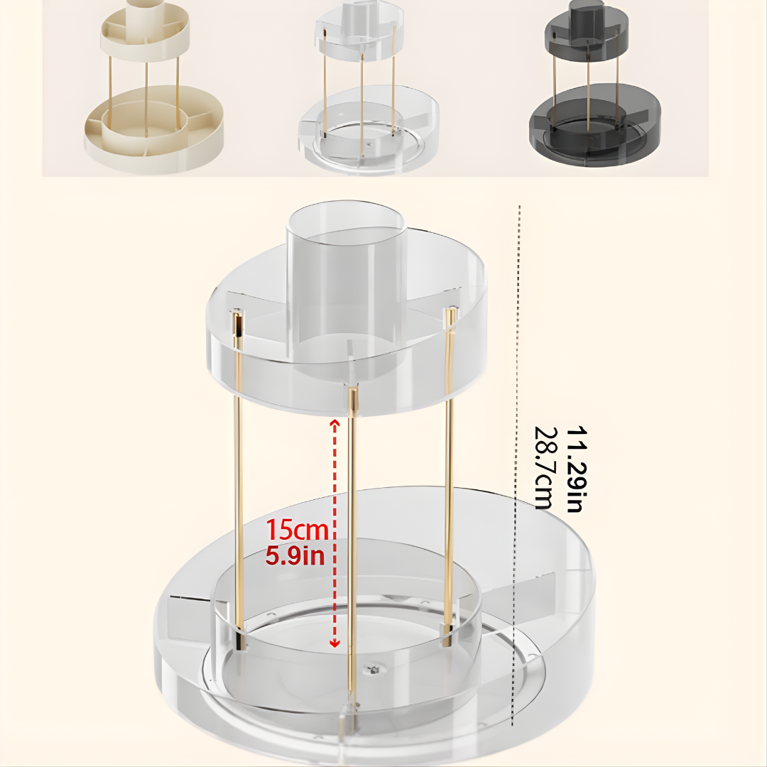 Cosmetic Double storage Rack SQ-3474