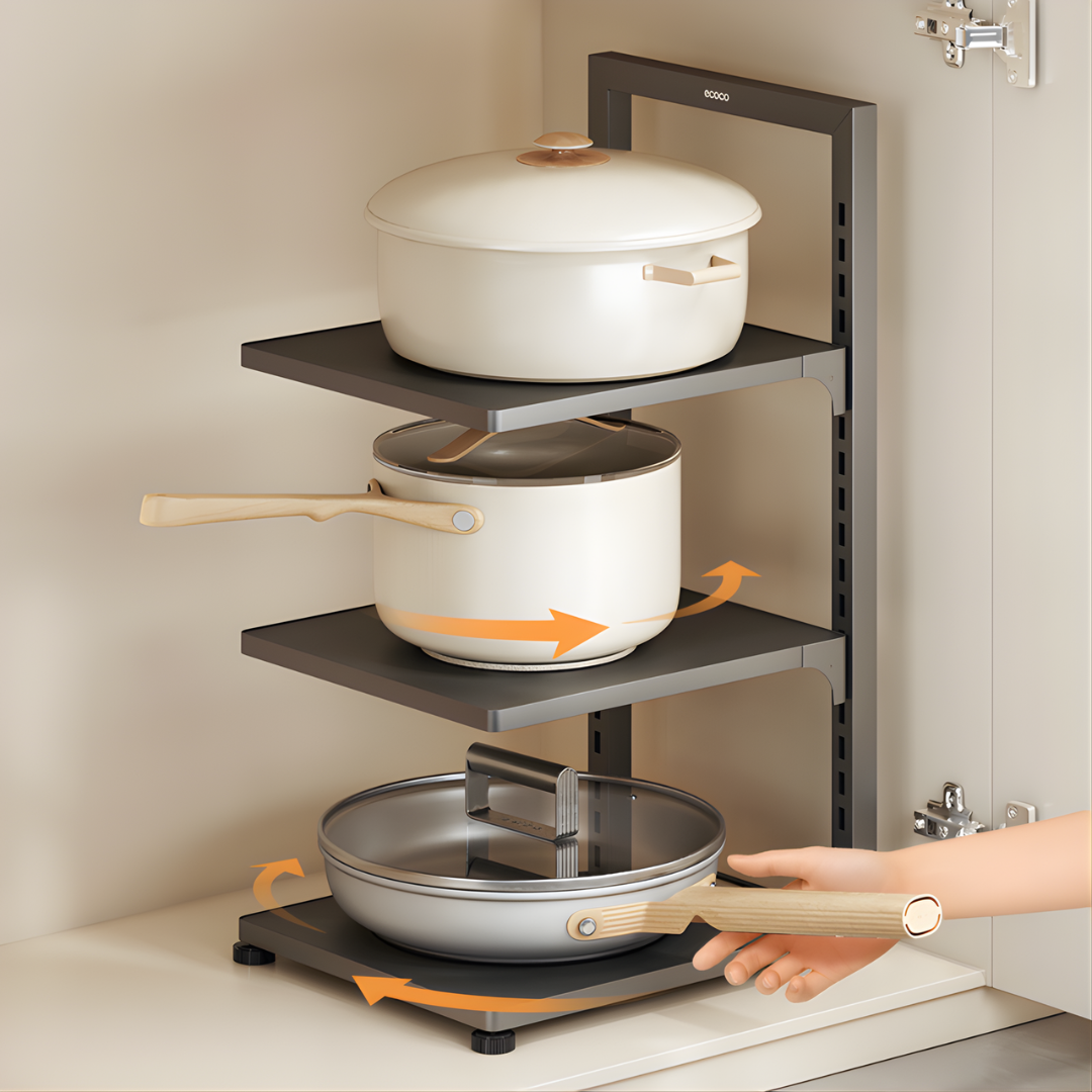 Kitchen Wok Stand 4 Layer Ecoco