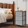 Fabric Drawers Storage Shelf 3 Layer